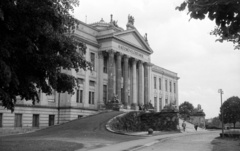 Magyarország, Szeged, Móra Ferenc múzeum., 1961, Nagy Gyula, múzeum, Láng Adolf-terv, neoklasszicizmus, Steinhardt Antal-terv, Fortepan #51032