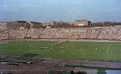 Magyarország, Népstadion, Budapest XIV., 1960, Nagy Gyula, sport, labdarúgás, színes, Budapest, Fortepan #51082