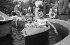 Magyarország, Városliget,Vidámpark, Budapest XIV., Kis vidámpark., 1958, Nagy Gyula, játék, vidámpark, Budapest, Fortepan #51617