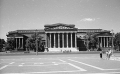 Magyarország, Budapest XIV., Hősök tere, Szépművészeti Múzeum., 1959, Nagy Gyula, múzeum, eklektikus építészet, Budapest, Schickedanz Albert-terv, neoklasszicizmus, Herzog Fülöp Ferenc-terv, Fortepan #51642