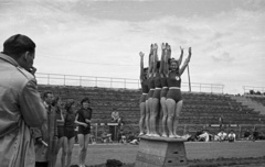 Hungary, Budapest XIII., Fáy utcai Építők (később VASAS) pálya., 1955, Nagy Gyula, girl, Budapest, Fortepan #51668