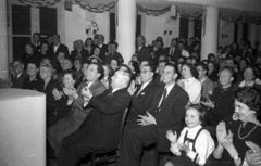 1955, Nagy Gyula, fun, audience, Fortepan #51757