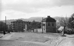 Magyarország, Budapest I., Ostrom utca a Bécsi kaputól nézve., 1953, Nagy Gyula, utcakép, Budapest, Fortepan #51881