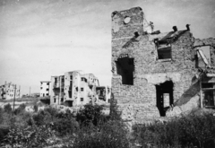 1945, Kramer István dr, Kunszt János, war damage, ruins, Fortepan #52104