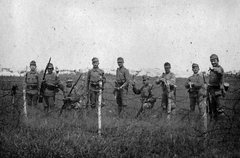 1916, Komlós Péter, First World War, barb wire, Fortepan #52270