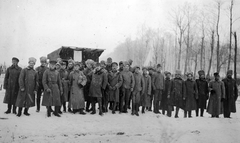 1916, Komlós Péter, First World War, snowy landscape, Fortepan #52272