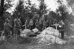 Poland, Kadlubiska, 1916, Komlós Péter, First World War, funeral, Fortepan #52276