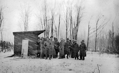 1916, Komlós Péter, First World War, snowy landscape, Fortepan #52290