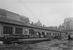 Magyarország, Budapest VIII., Rákóczi út - Múzeum körút sarok, a metróépítés területe., 1952, UVATERV, metróépítés, Budapest, Fortepan #5269