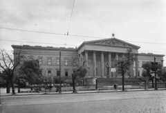 Magyarország, Budapest VIII., Magyar Nemzeti Múzeum., 1953, UVATERV, Pollack Mihály-terv, vörös csillag, Budapest, Fortepan #5369