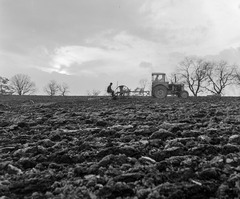 Slovakia, Poltár, 1959, Zsanda Zsolt, Vajszada Károly, Czechoslovakia, tractor, agriculture, Fortepan #53809