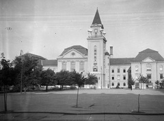 Magyarország, Mezőtúr, Kossuth tér, Városháza., 1944, Nagy Gyula, középület, Fortepan #54113