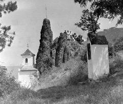 Hungary, Danube Bend, Visegrád, Kálvária kápolna., 1950, Gyöngyi, calvary, chapel, Fortepan #5418