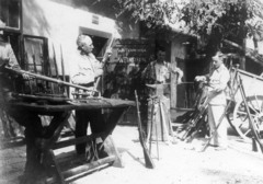 1916, Urbán gyűjtemény, First World War, weapon, gun, blacksmith, anvil, gunsmith, Fortepan #54309