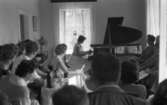 Lengyelország, Żelazowa Wola, Chopin szülőháza., 1958, Lencse Zoltán, zongora, zene, zenész, koncert, Fortepan #54501