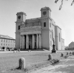 Magyarország, Vác, Nagyboldogasszony-székesegyház., 1943, Gyöngyi, templom, szobor, Isidore Canevale-terv, Fortepan #5481