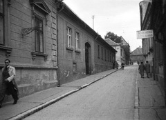 Hungary, Pécs, Megye utca a Papnövelde utca felé nézve., 1935, Magyar Bálint, street view, Fortepan #55447