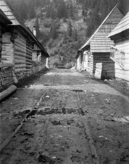 1916, Magyar Bálint, religion, street view, crucifix, Fortepan #55628