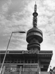 Magyarország, Pécs, TV adótorony a Misina tetőn., 1976, Rádió és Televízió Újság, Malcsiner Ferenc, tévétorony, Vízvárdy István-terv, Söpkéz Gusztáv-terv, Thoma József-terv, Fortepan #56389