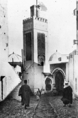 Morocco, Tetuan, Sidi Saidi-mecset., 1935, Balassa Péter, tower, dome, Fortepan #56603