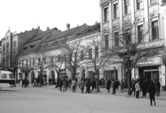 Románia,Erdély, Brassó, Fő tér (ekkor Piața 23 August, ma Tanács tér, Piața Sfatului), 1968, Karabélyos Péter, Fortepan #57301