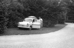 1965, Karabélyos Péter, német gyártmány, Trabant-márka, rendszám, Trabant 600, Fortepan #57491