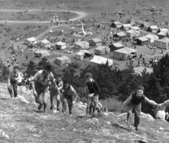 Magyarország, Budaörs, Farkashegyi katlan., 1968, Fortepan, úttörő, sátor, sátortábor, Fortepan #57571