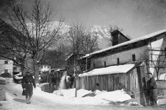 1916, Botár Angéla, First World War, winter, snow, mountain, Fortepan #57907