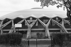 Olaszország, Róma, Palazzetto dello Sport sportcsarnok., 1963, Pierre Varga, sportcsarnok, modern építészet, Fortepan #58007