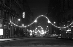 Franciaország, Lyon, a Rue du Président Édouard Herriot a Rue Joseph Serlin felől nézve., 1960, Pierre Varga, Fortepan #58020