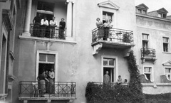 Italy, Riva del Garda, 1935, Fortepan/Album055, genre painting, house, balcony, Fortepan #58035