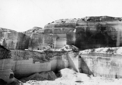 Hungary, Fertőrákos, Kőfejtő., 1935, Fortepan/Album066, stone mine, Fortepan #58054