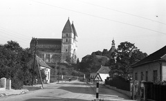 Magyarország, Ják, Apátsági templom, jobbra a Szent Jakab-kápolna., 1967, Jankovszky György, Fortepan #58128