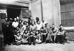 Magyarország, Budapest XIV., Gizella út 24/26., 1944, Horváth Lajos, holokauszt, üzem, nyomdaipar, zsidóság, Kellner Markus, antiszemitizmus, Budapest, Dávid csillag, Fortepan #58226