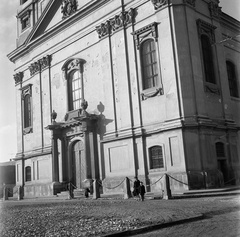 Magyarország, Pápa, Fő tér, Nagytemplom., 1960, Nagy Gyula, templom, katolikus, Fellner Jakab-terv, Fortepan #58390