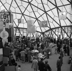 Magyarország, Városliget,Budapesti Ipari Vásár, Budapest XIV., a vegyipar pavilonja., 1961, Nagy Gyula, Budapest, Fortepan #58420