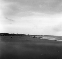 Germany, Warnemünde, Rostock, 1962, Nagy Gyula, GDR, sea shore, Fortepan #58465