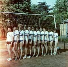 1963, Nagy Gyula, colorful, volleyball, Fortepan #58534