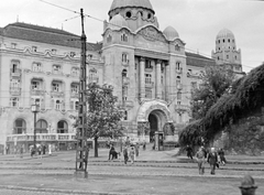 Magyarország, Budapest XI., a Gellért Szálló Kelenhegyi úti oldala (fürdő bejárat)., 1961, Fortepan, szálloda, Budapest, Fortepan #5872