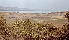 Hungary,Lake Balaton, Tihany Peninsula, Apáti-hegy, kilátás Balatonfüred felé., 1963, Herbály István, colorful, picture, Fortepan #58856