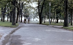 Hungary,Lake Balaton, Tihany, park a hajóállomásnál., 1963, Herbály István, colorful, Fortepan #58868