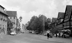 Németország, Langenburg, Hauptstrasse., 1966, Herbály István, Fortepan #58914