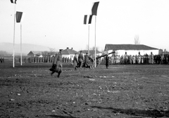 Serbia, 1916, Németh Tamás, Urai Dezső, flag, military, genre painting, cannon, soldier, Fortepan #59101