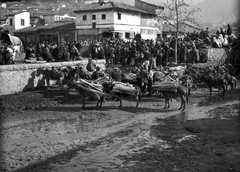 Észak-Macedónia, Velesz, piac., 1915, Németh Tamás, Urai Dezső, első világháború, szamár, Fortepan #59235