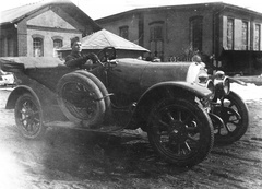 1920, Székely Márton, sofőr, automobil, duda, Fortepan #59552