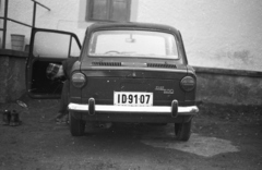 Magyarország, 1972, Tóth Lajos, Fiat-márka, olasz gyártmány, automobil, rendszám, Fiat 850, Fortepan #59750