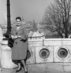 Magyarország, budai Vár, Budapest I., Halászbástya a Hunyadi János úti hajtűkanyarnál., 1965, Nagy Gyula, Budapest, Fortepan #59832