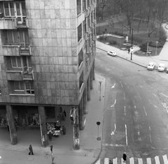 Magyarország, Budapest II., Margit körút (Mártírok útja) - Keleti Károly utca sarok a Mechwart tér felé nézve., 1976, Nagy Gyula, Polski Fiat-márka, Polski Fiat 126p, Budapest, Fortepan #60054