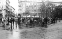 Magyarország, Budapest V., a Báthory utca és a Hold (Rosenberg házaspár) utca kereszteződésénél található tér, Batthyány örökmécses., 1988, Philipp Tibor, Budapest, rendszerváltás, Fortepan #60423