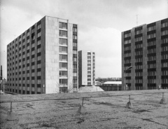 Magyarország, Budapest X., Maglódi út 24., munkásszálló (később börtön)., 1980, Gárdos György, panelház, börtön, Budapest, Fortepan #60487